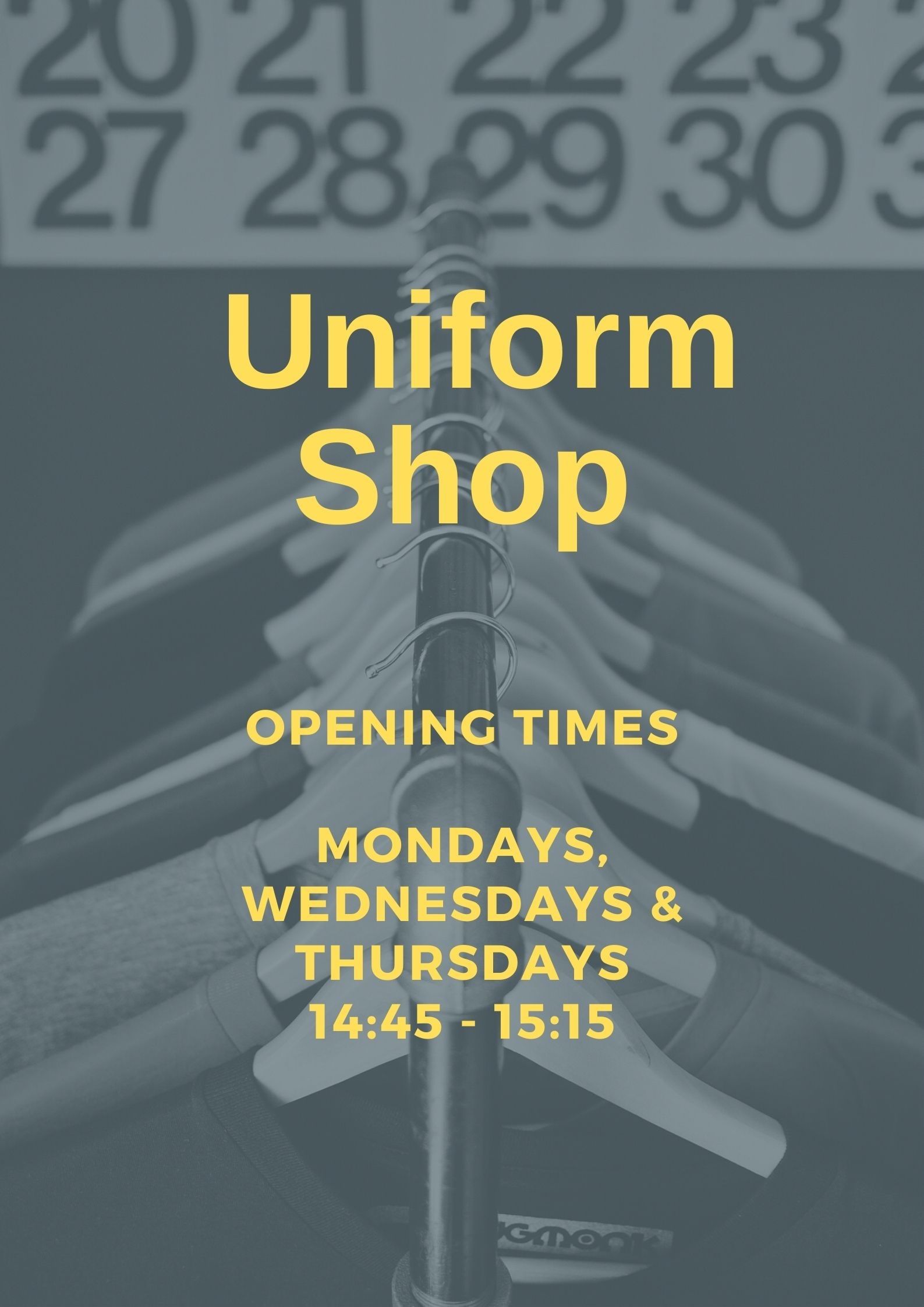 You are currently viewing Uniform Shop – Closing Times